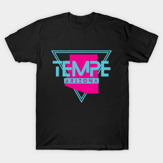 Tempe Arizona Retro Triangle AZ T-Shirt by manifest